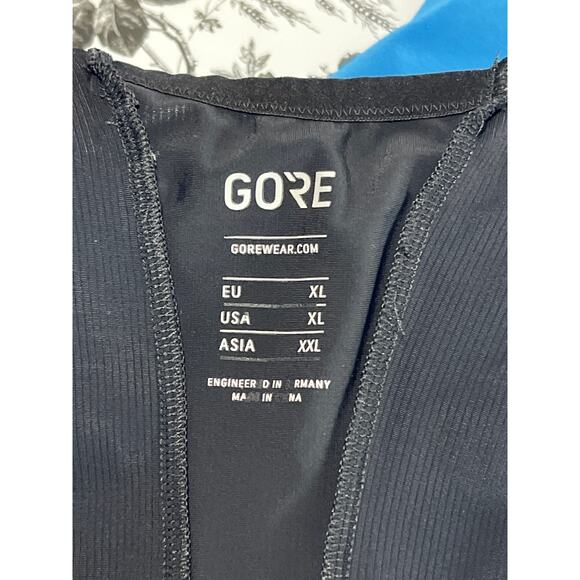 Gore Bike Wear Bib Shorts Padded Seat Cycling Men's XL Black and Blue Gorpcore - Picture 9 of 14